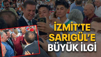 İzmit’te Sarıgül’e büyük ilgi